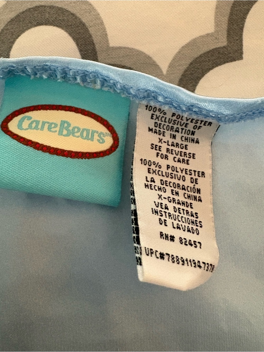 Vintage Y2K Care Bears Good Luck Bear cami top XL - Picture 5 of 6